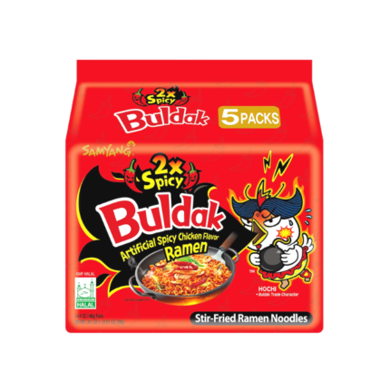 Samyang Buldak 2x Spicy Hot Chicken Flavour Ramen 5X140G (700G)