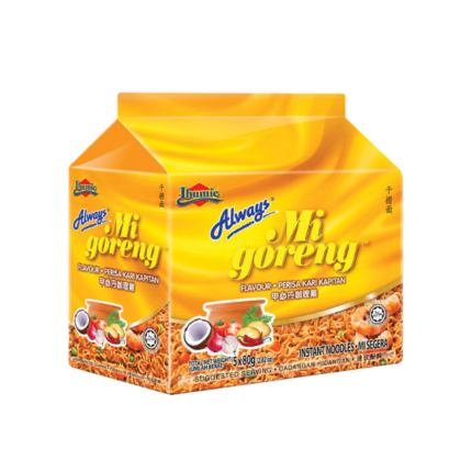 Ibumie Mi Goreng Kari Kapitan 5X80g 400g